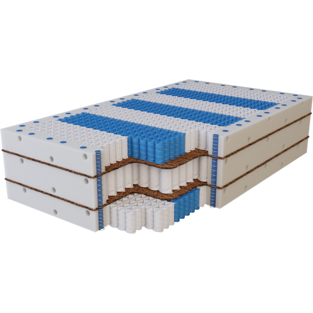 Матрас Medium soft mix 625 50sm v2. Пружинная основа матраса