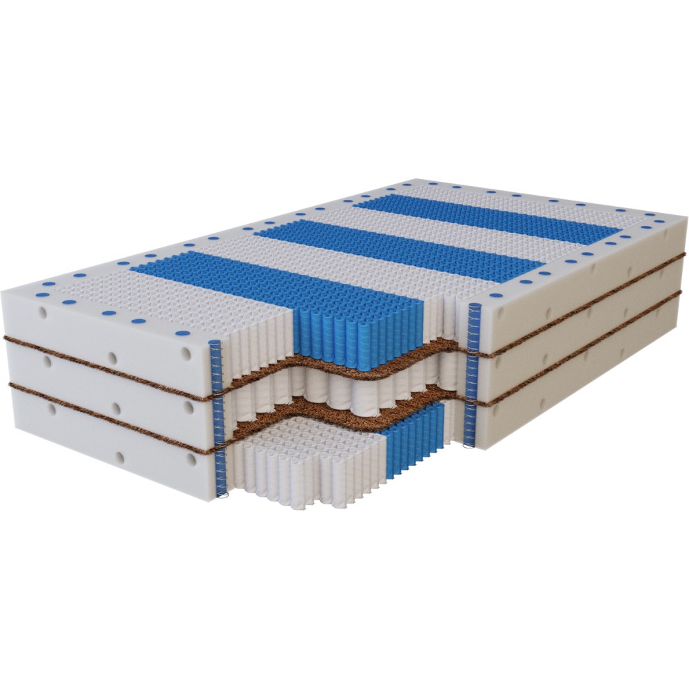 Матрас Medium soft mix micro 40sm v2. Пружинная основа матраса