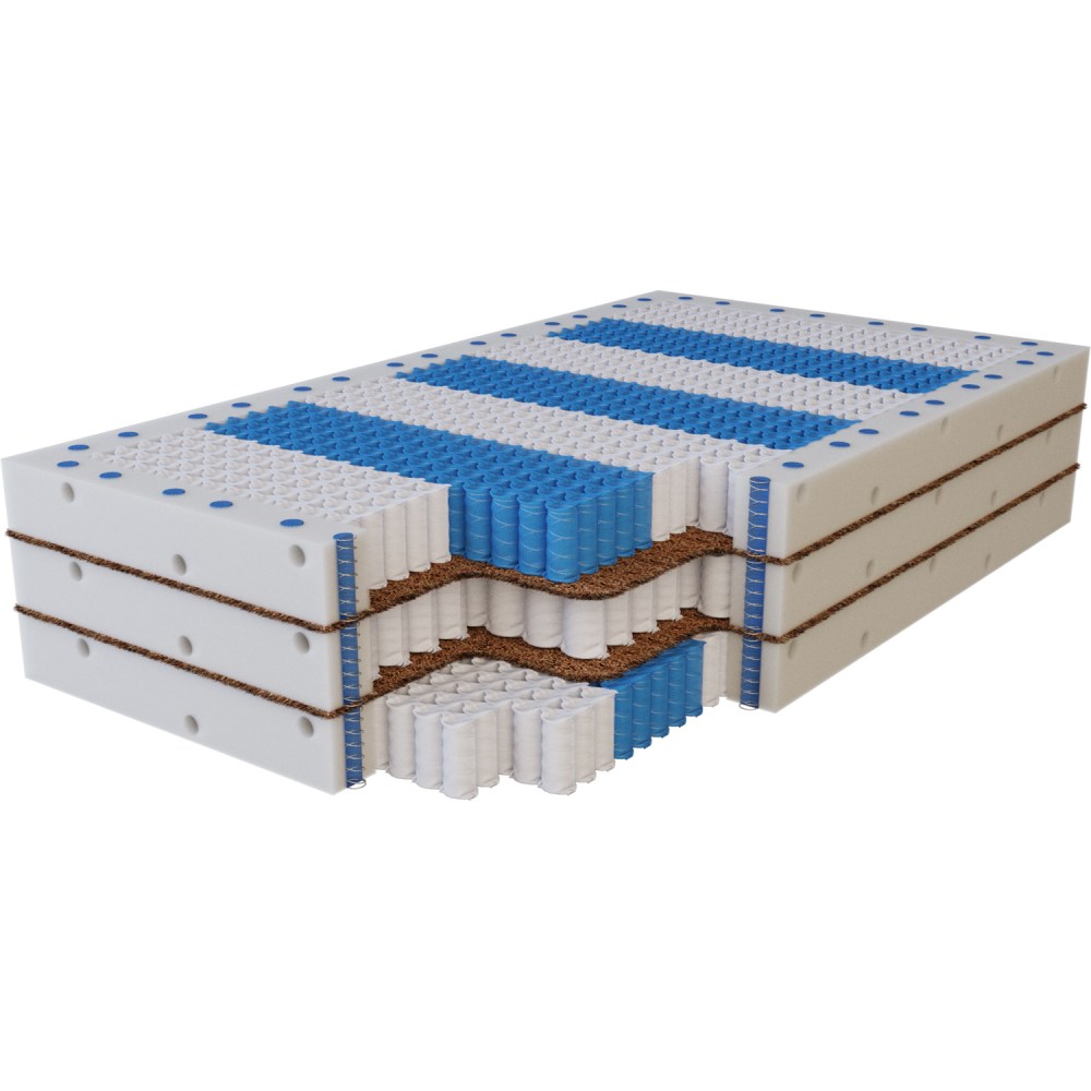 Матрас Medium hard 625 40sm v2. Пружинная основа матраса